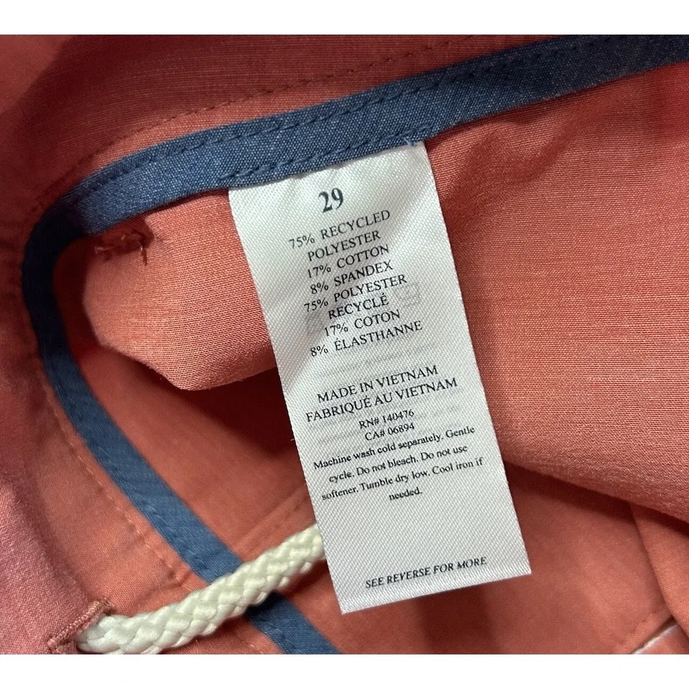 Faherty Shorts Men's 29 Belt Loop All Day 9